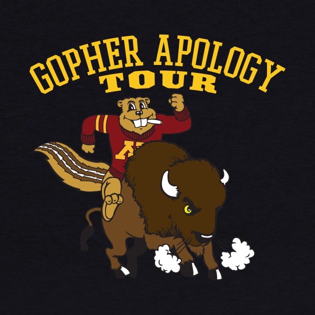 Gopher Apology Tour by MindsparkCreative